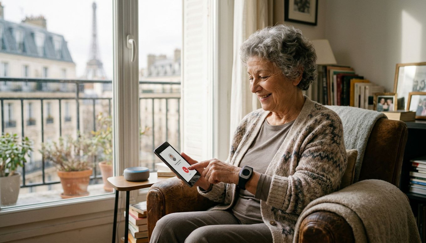 Quand la téléassistance connectée transforme le quotidien des seniors à paris
